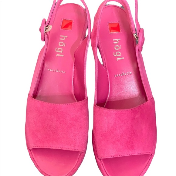 Hogl sacchetto suede pink sandals size 3.5(6)USA - Picture 2 of 11